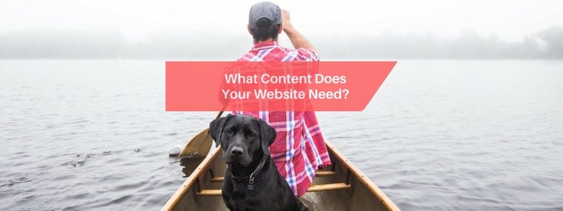 what content does your website need?